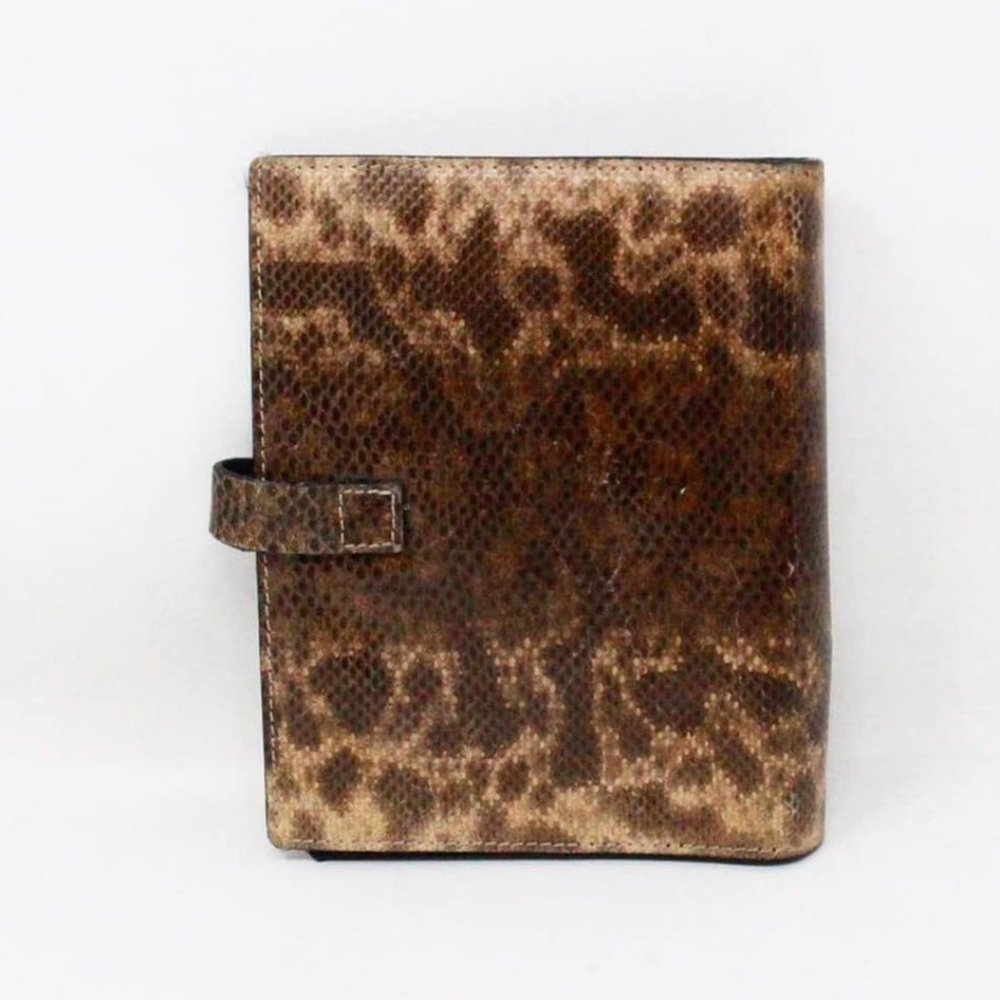 Gucci #42851 Python Leather Wallet - image 2